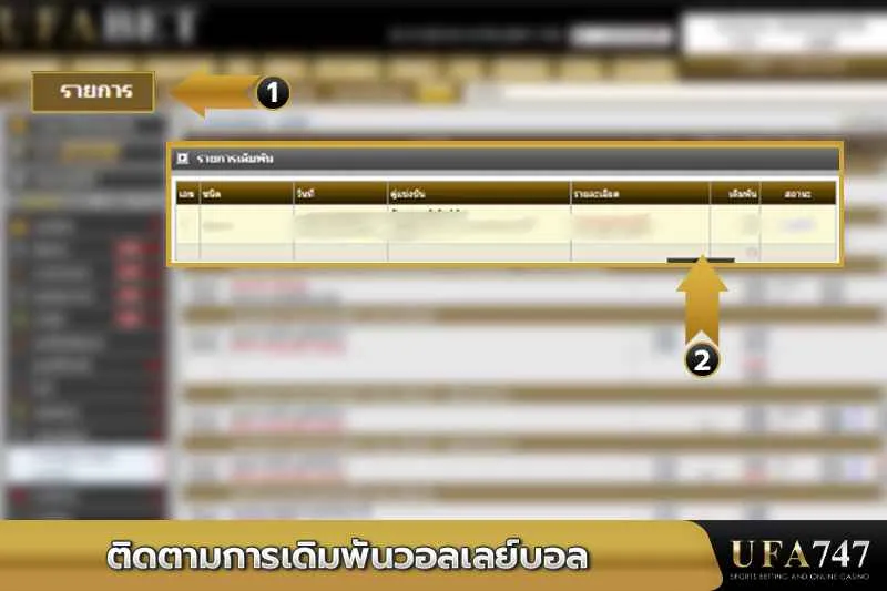 ติดตามการเดิมพันวอลเลย์บอล