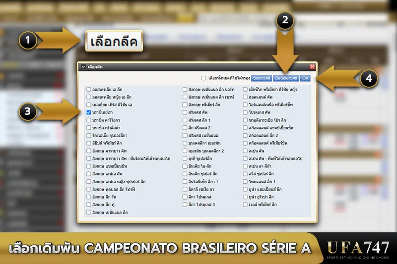 เลือกเดิมพัน Campeonato Brasileiro Série A