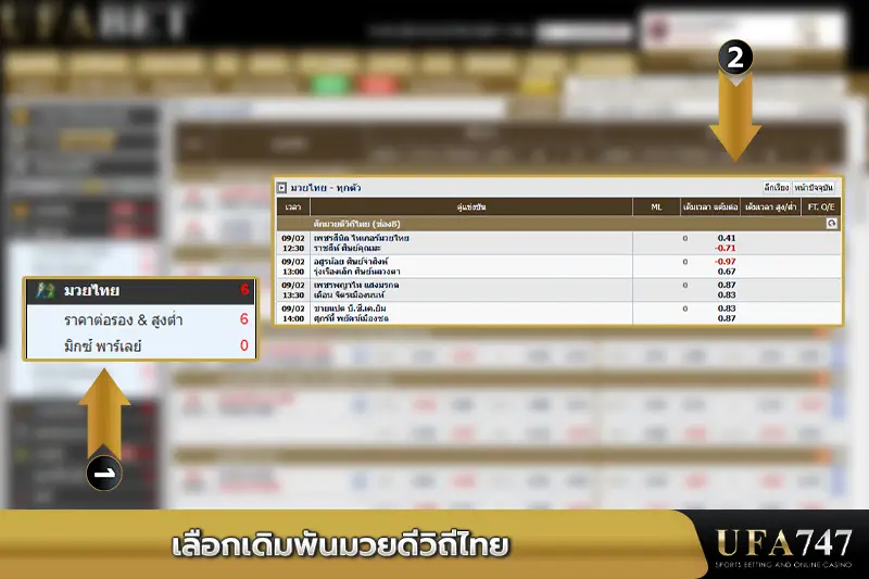 เลือกเดิมพัน-มวยดีวิถีไทย
