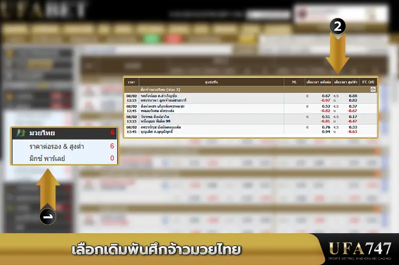 เลือกเดิมพัน-ศึกจ้าวมวยไทย