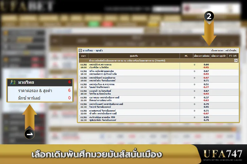 เลือกเดิมพัน-ศึกมวยมันส์สนั่นเมือง